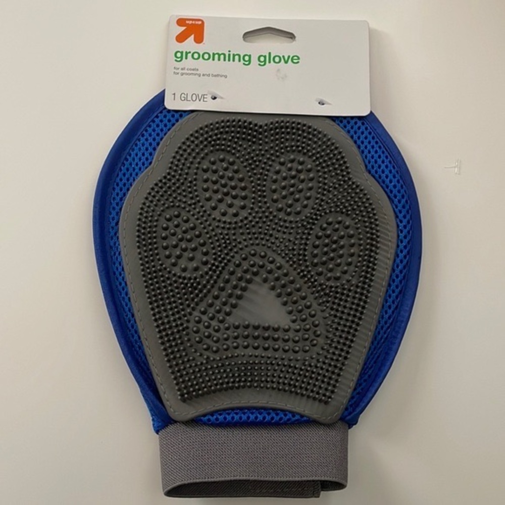 Pet Grooming Glove Blue NWT